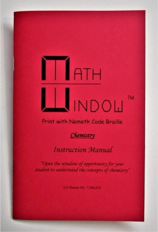 Chemistry Instruction Manual